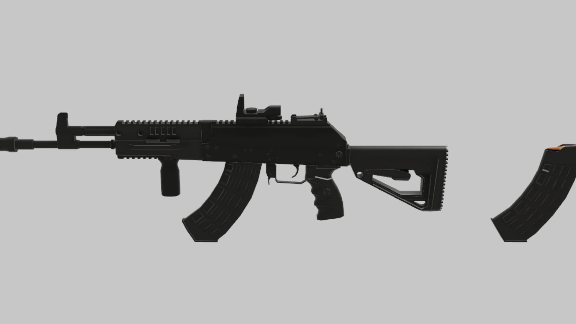 AK-15 CQB RBXM asset back view
