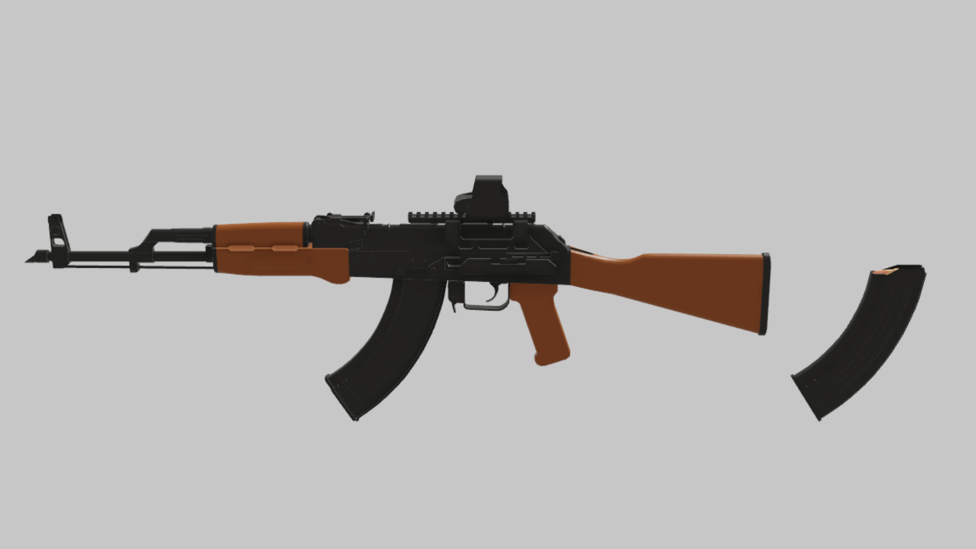 AKM CQB RBXM asset back view
