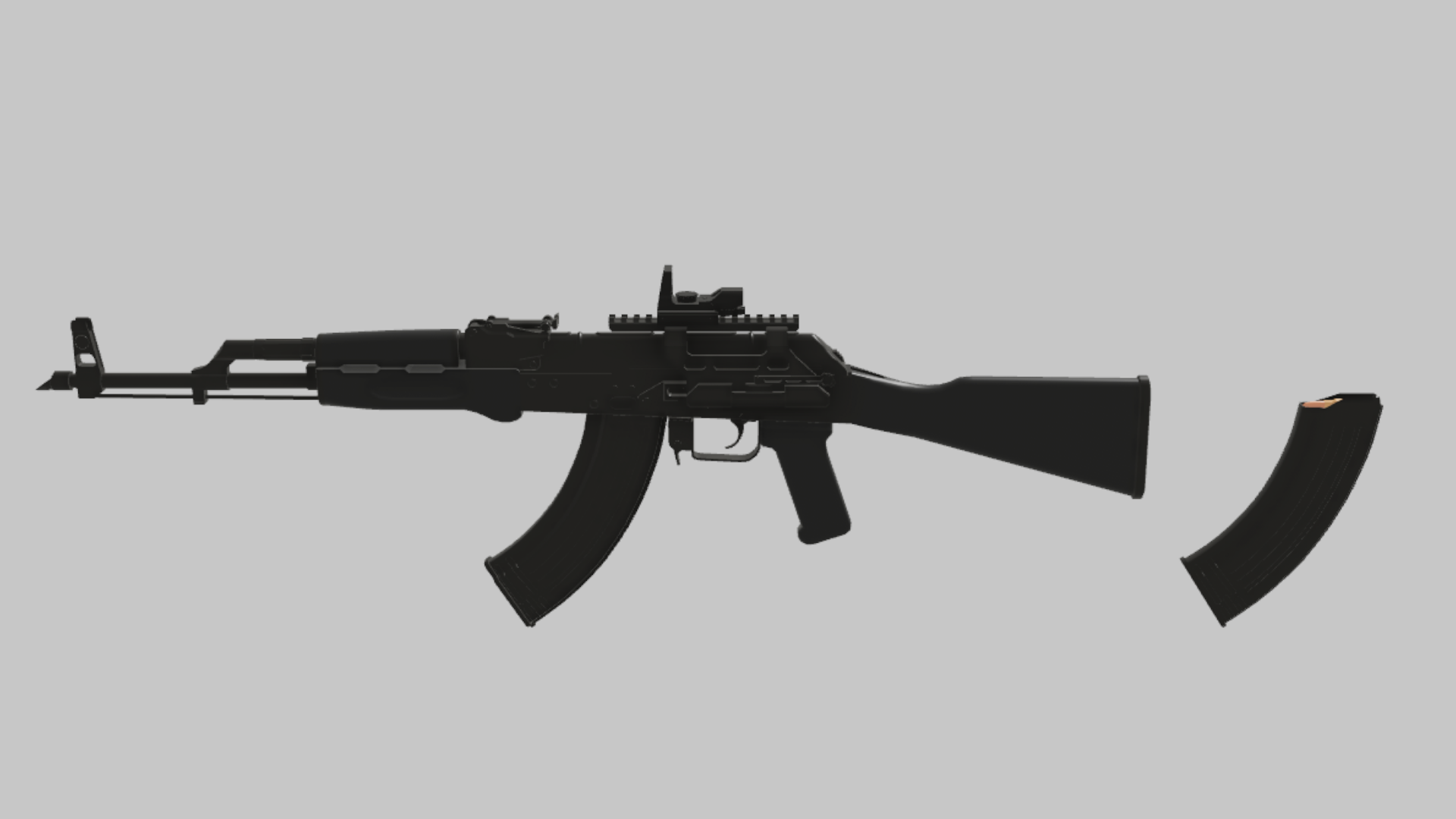 AKM Synthetic RBXM asset back view