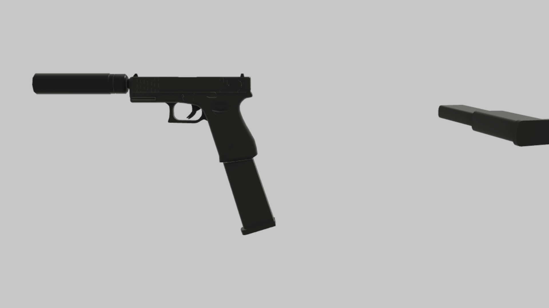 G18 Stealth RBXM asset back view
