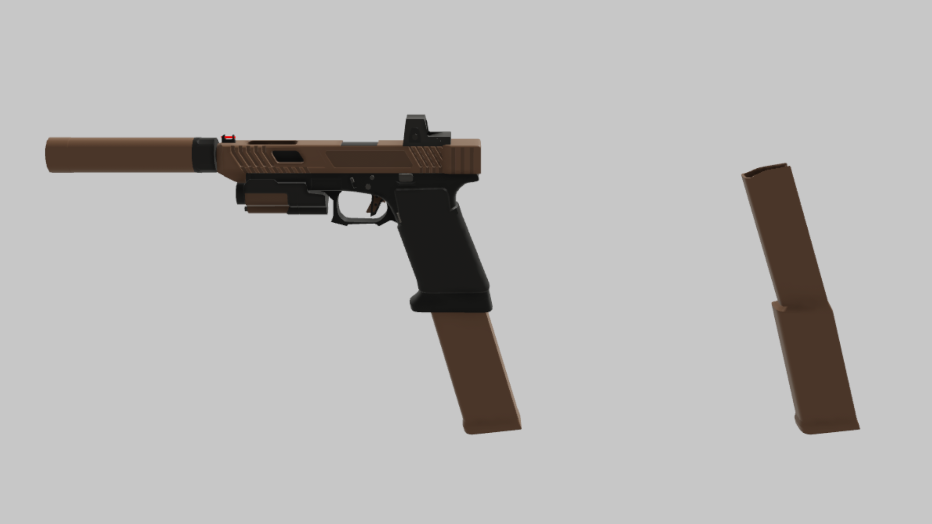 G18 Tactical RBXM asset back view