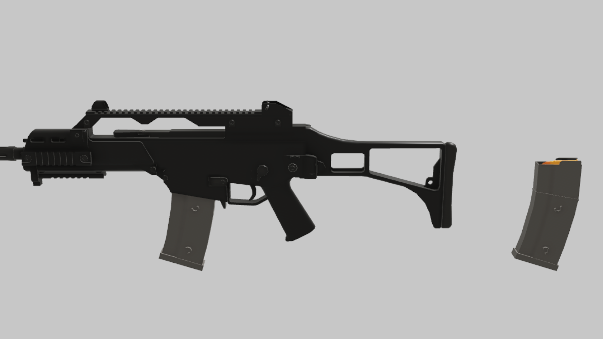 G36C RBXM asset back view