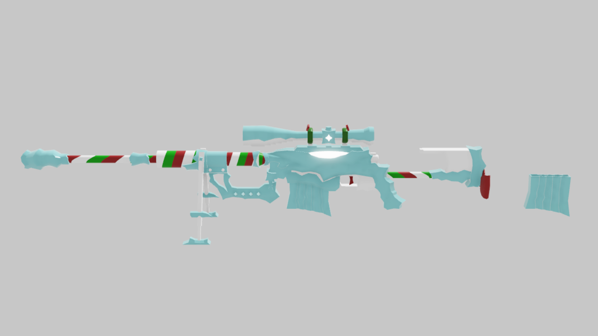 Intervention Ice Queen RBXM asset back view