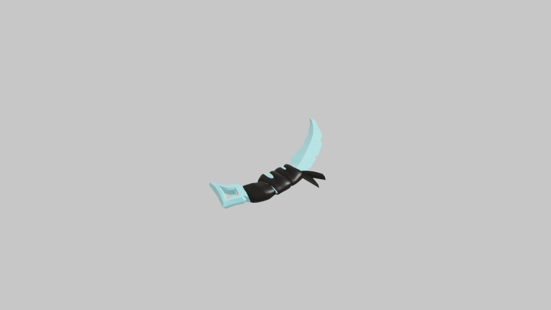 Karambit Ice RBXM asset left view