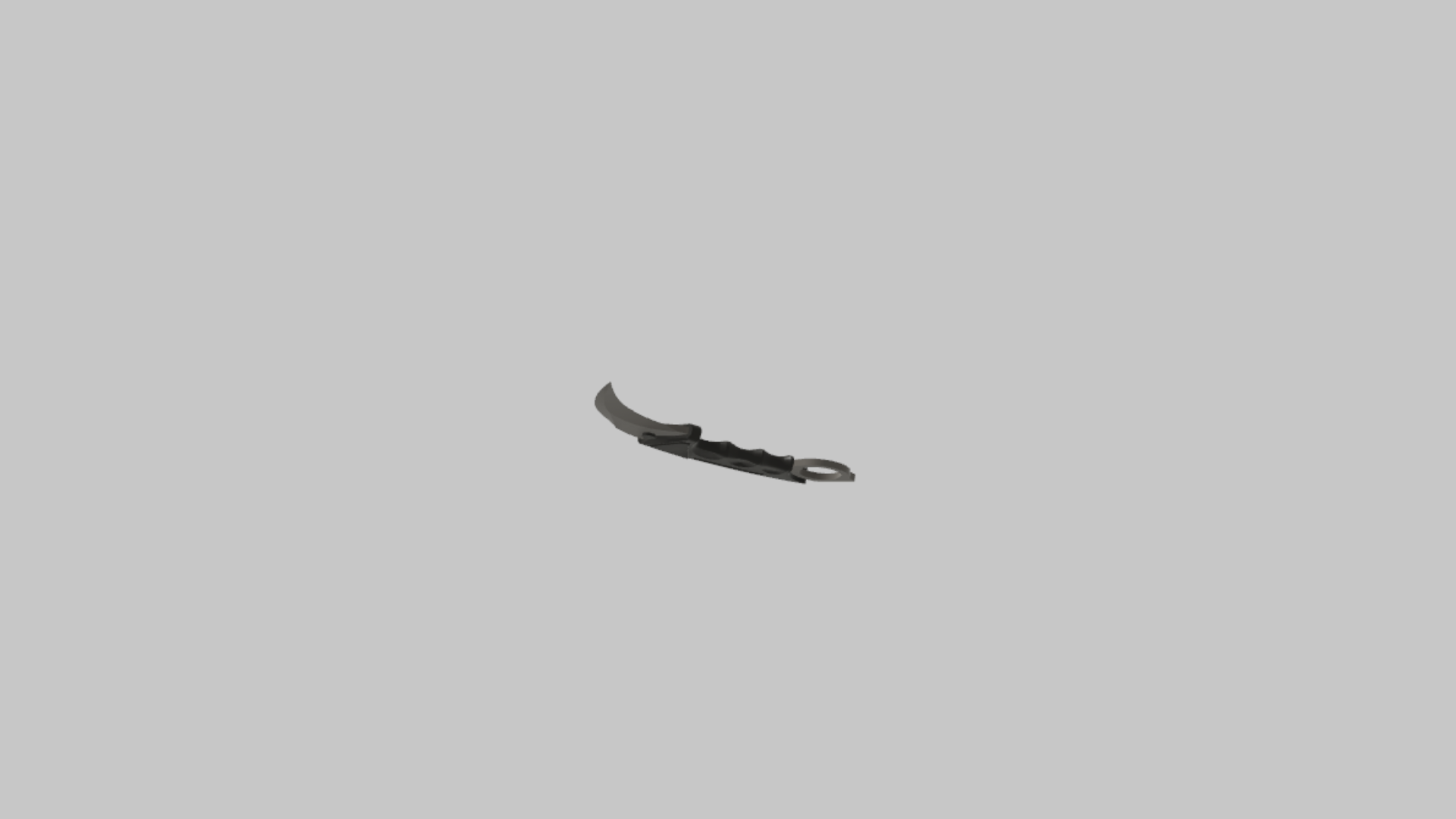 Karambit RBXM asset right view