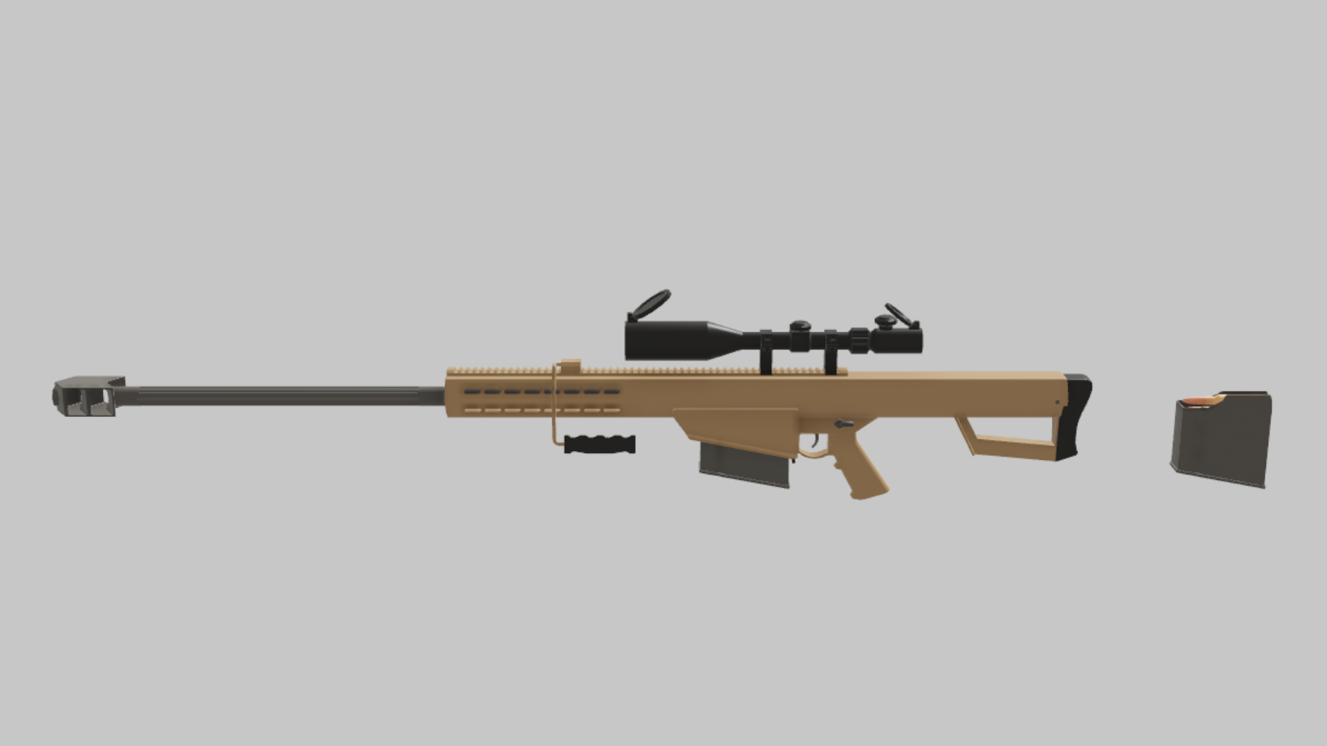 M107 RBXM asset back view