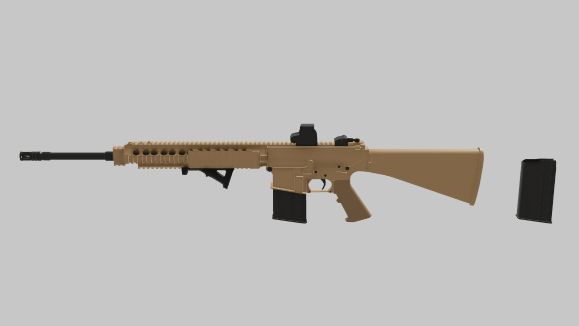 M110 Night RBXM asset back view