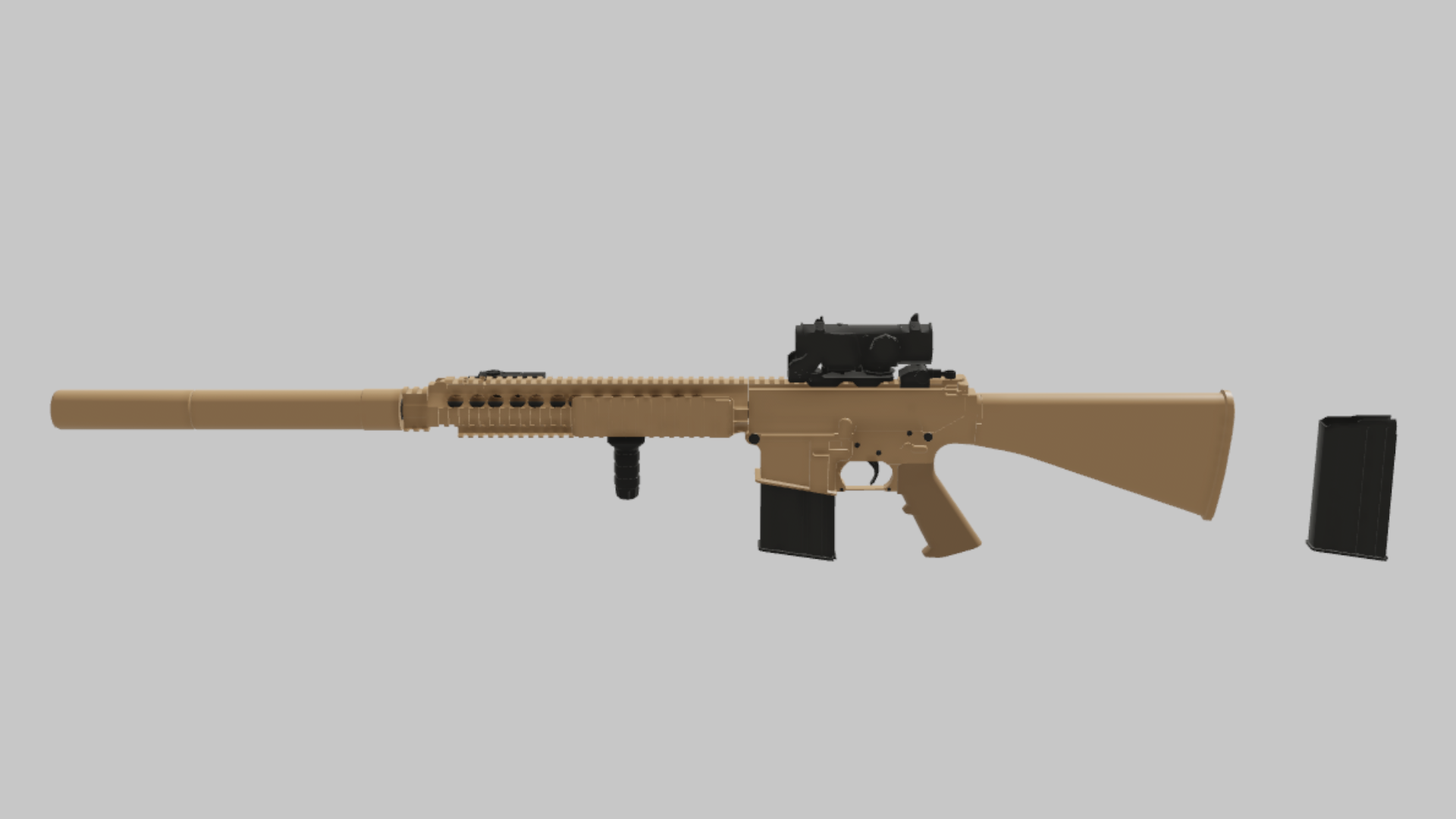 M110 QRF RBXM asset back view