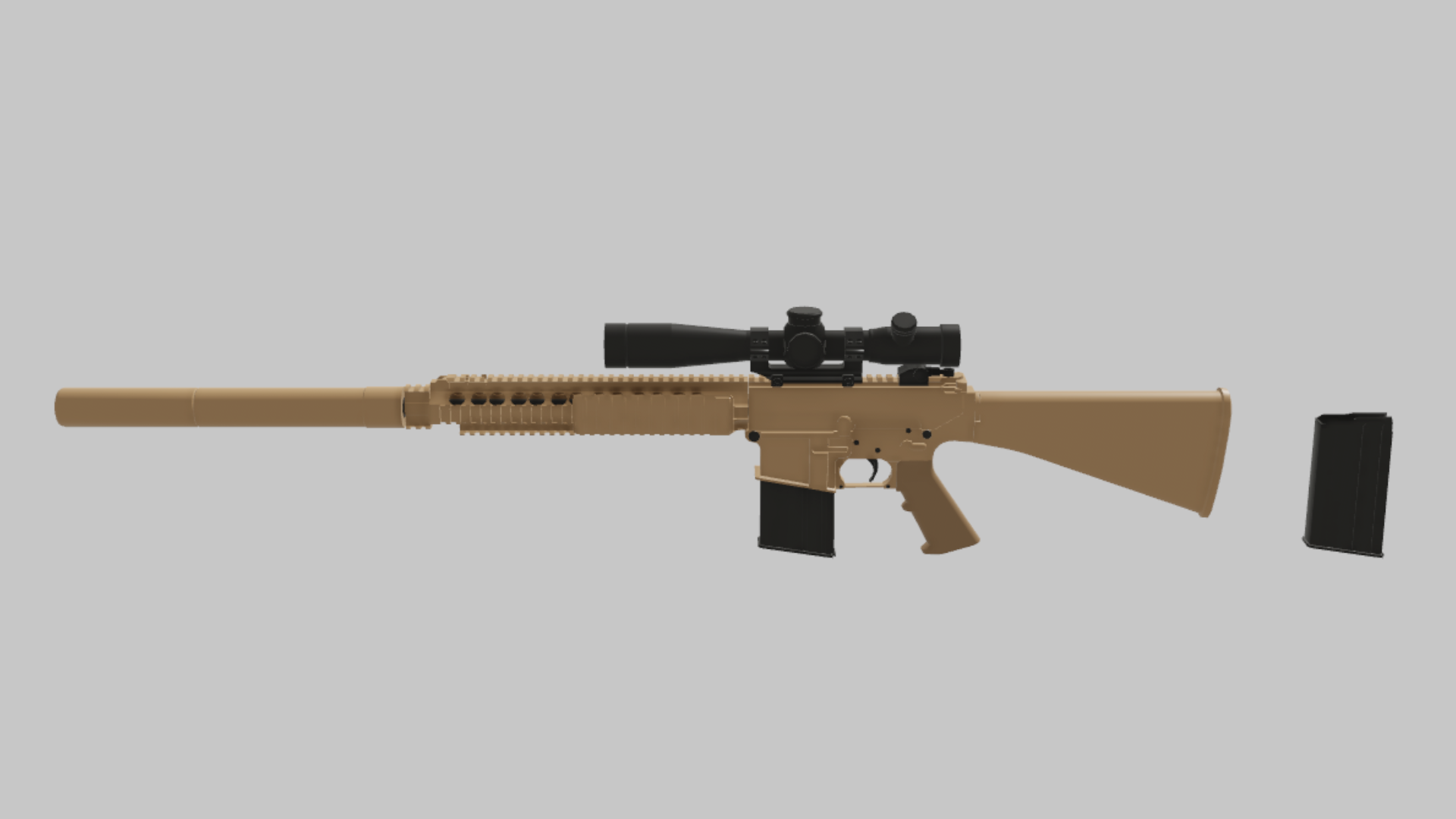 M110 RBXM asset back view