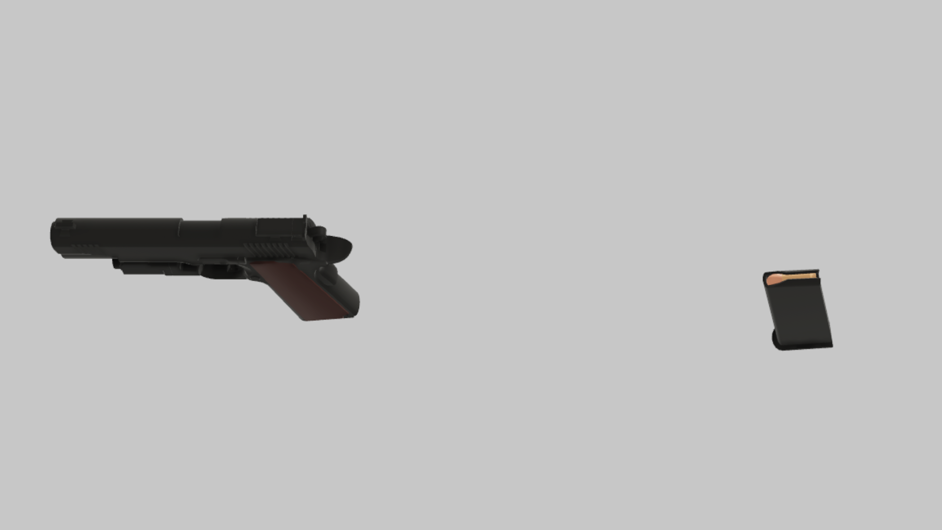 M1911 CQB RBXM asset back view