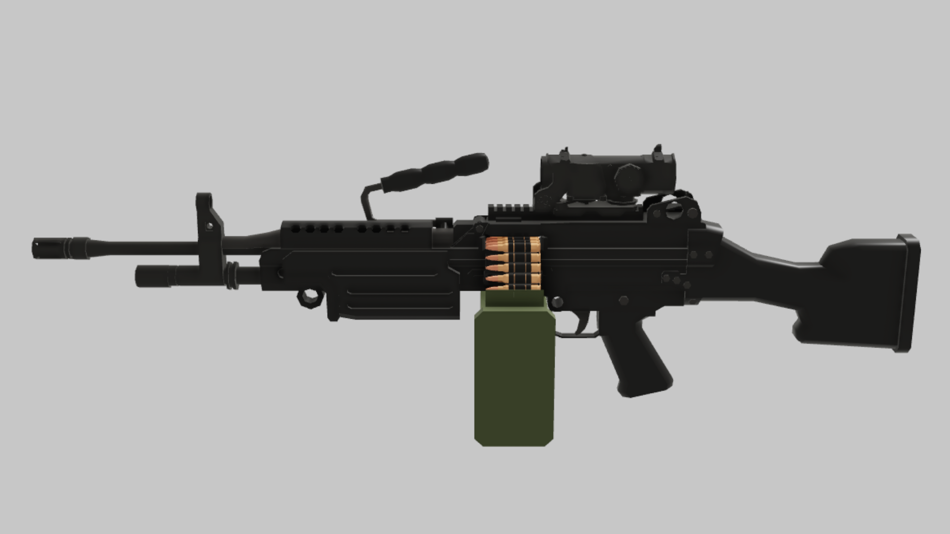 M249 Accuracy RBXM asset back view