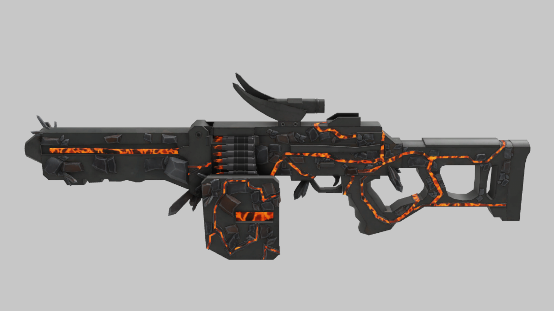 M249 Pyroclast RBXM asset back view