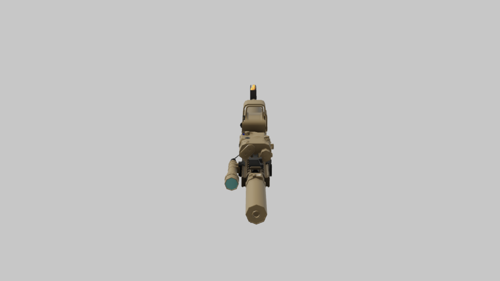 M4A1 MK18 RBXM asset right view