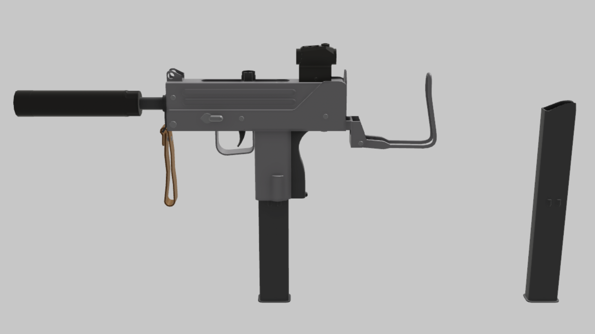 MAC-10 Assassin RBXM asset back view