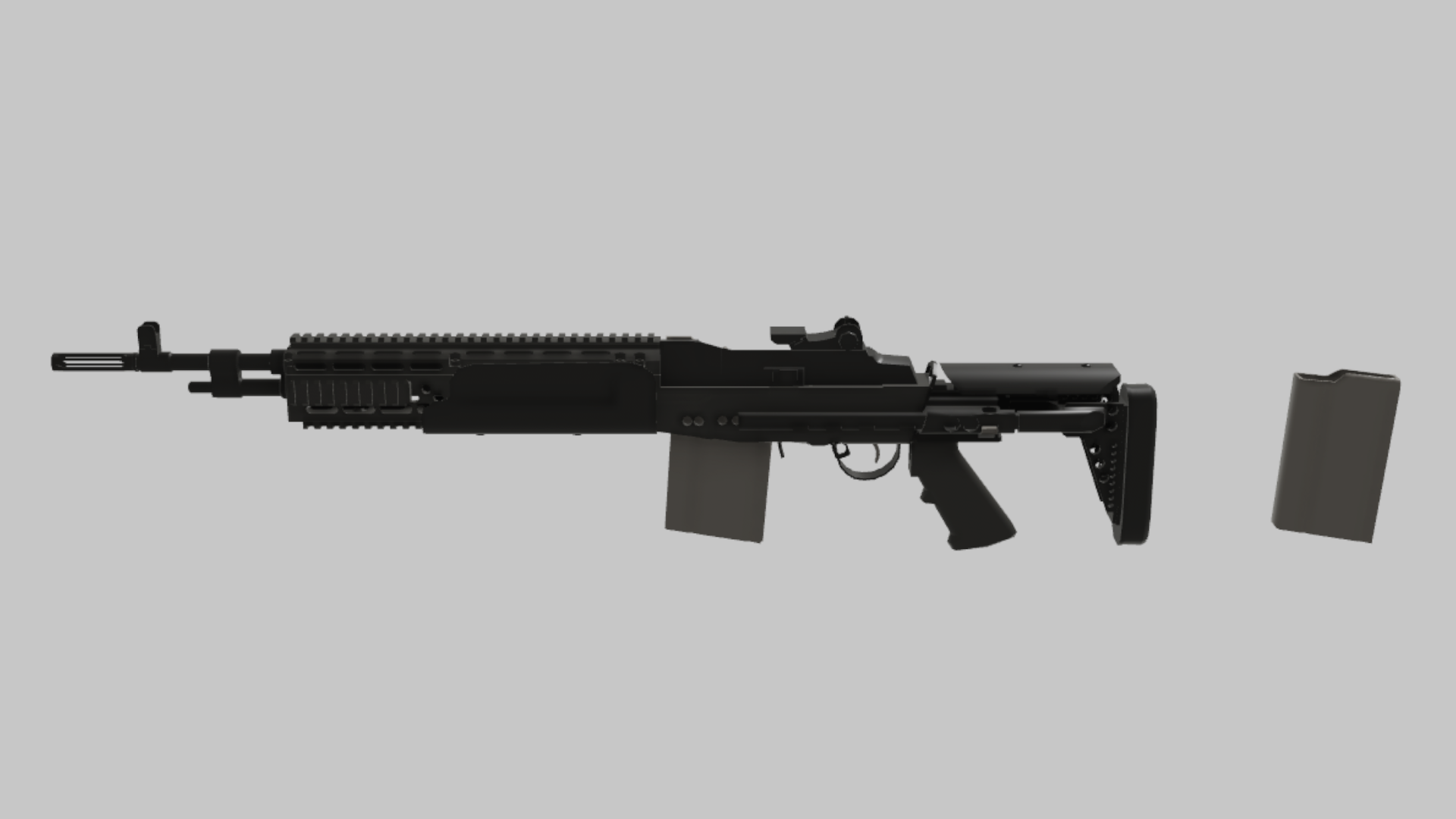 MK-14 EBR RBXM asset back view