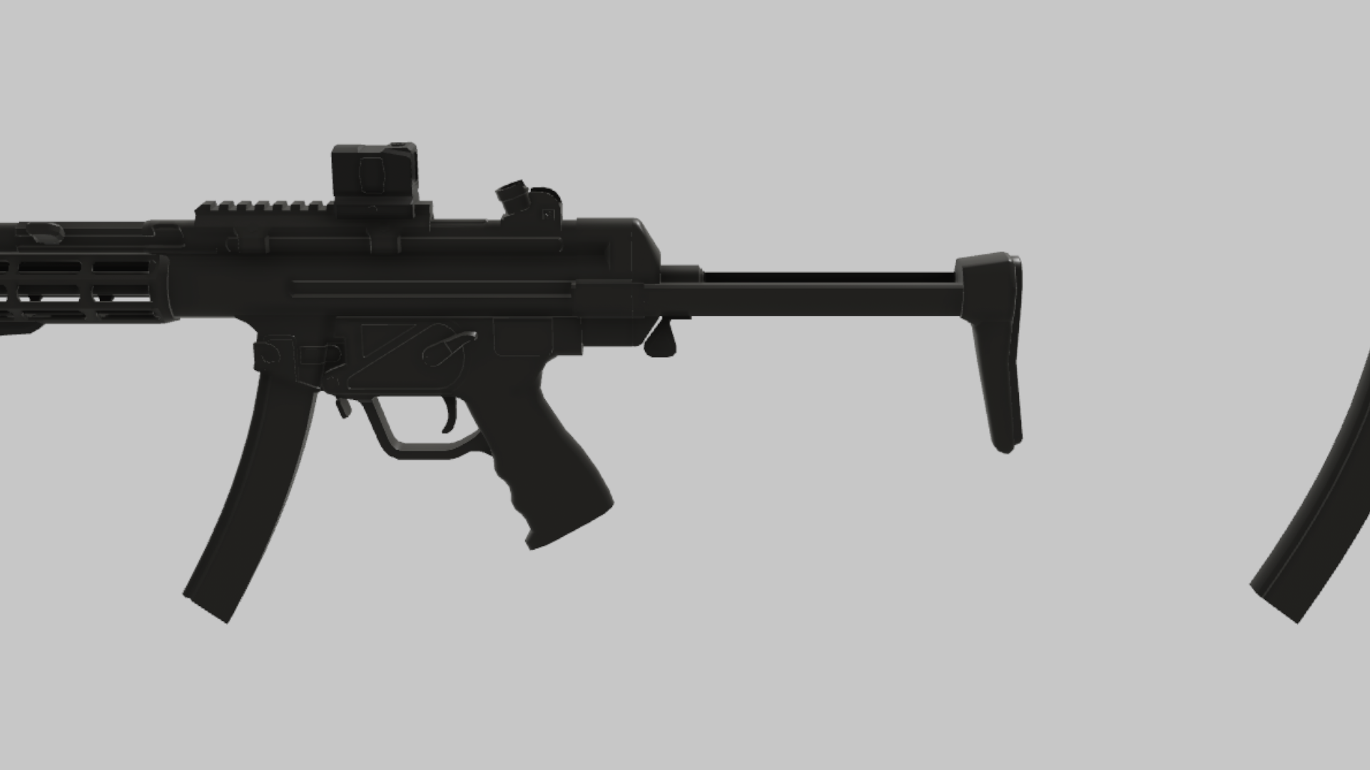 MP5 Breacher RBXM asset back view