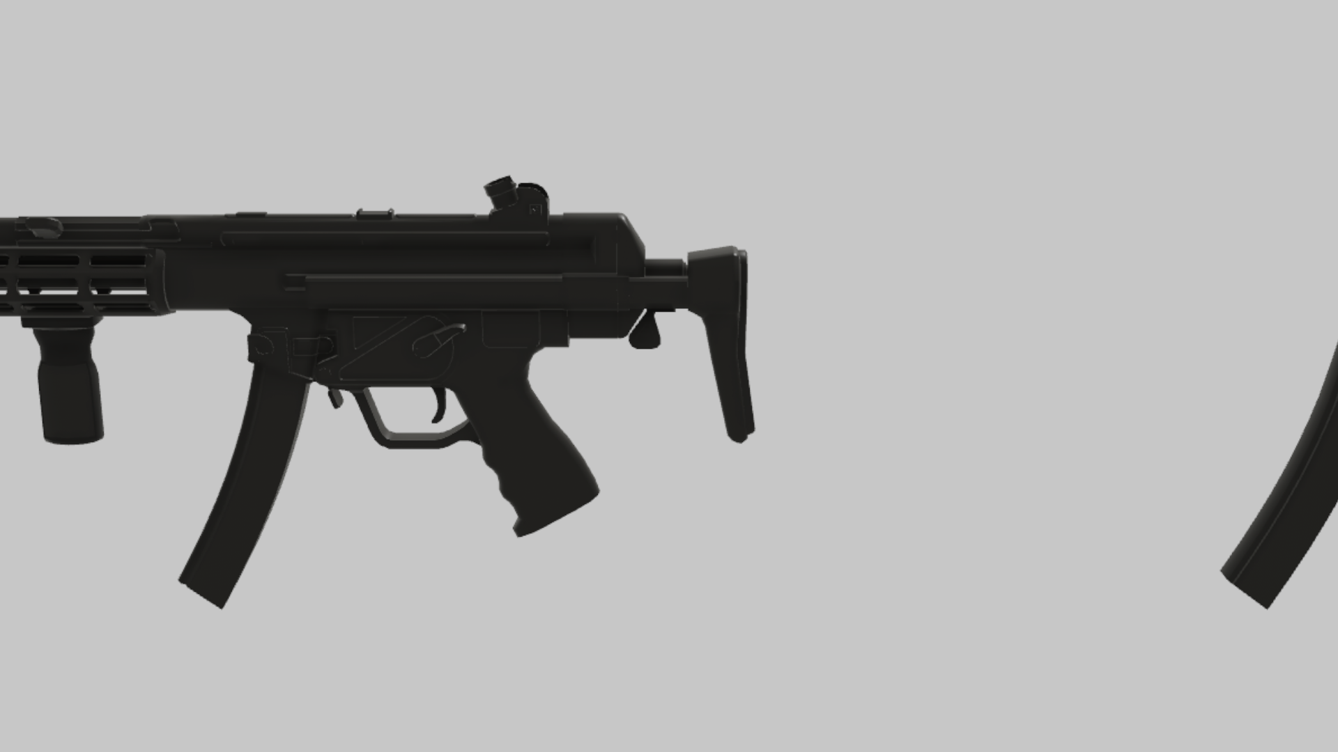 MP5 CQB RBXM asset back view