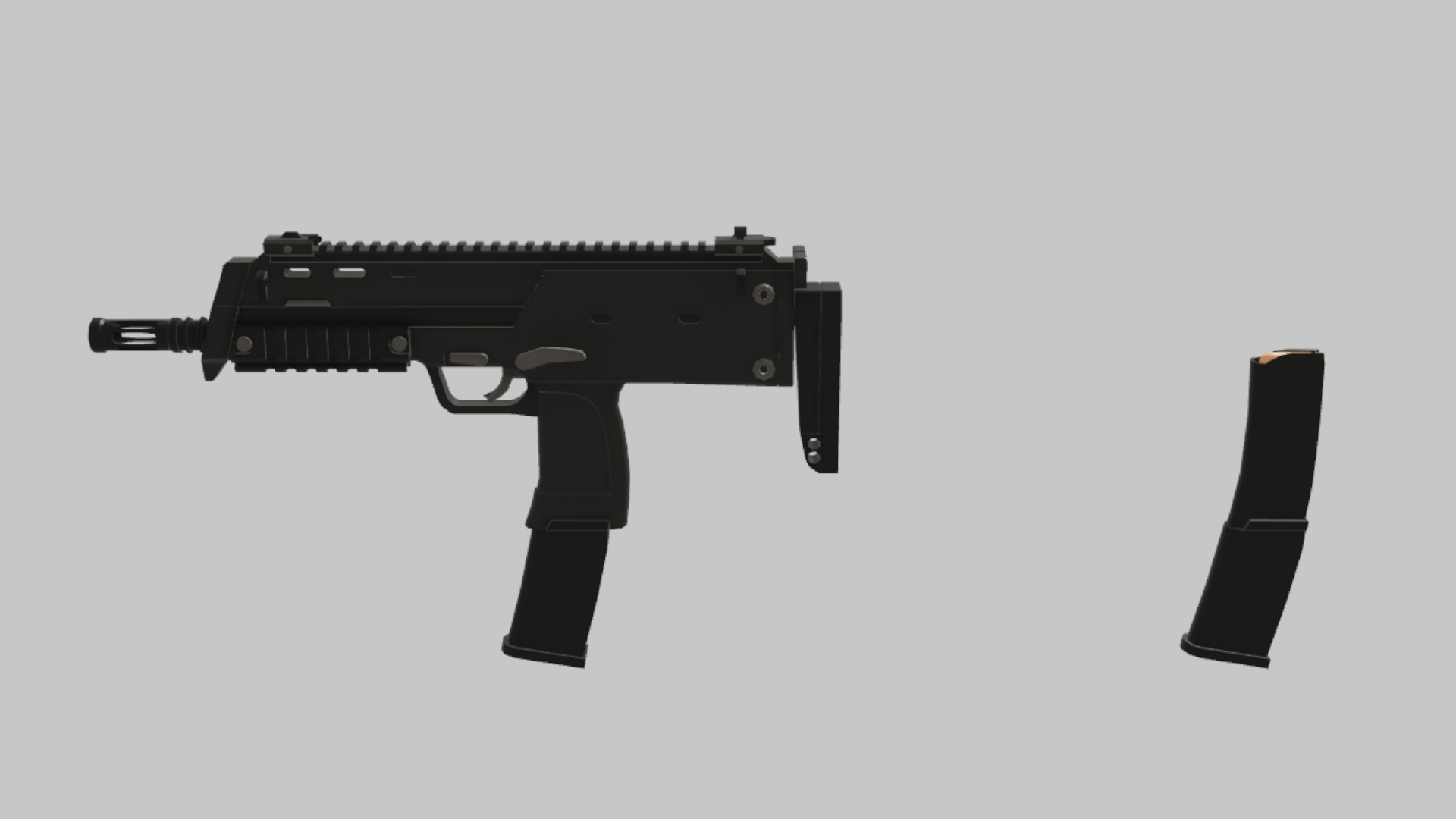 MP7 RBXM asset back view