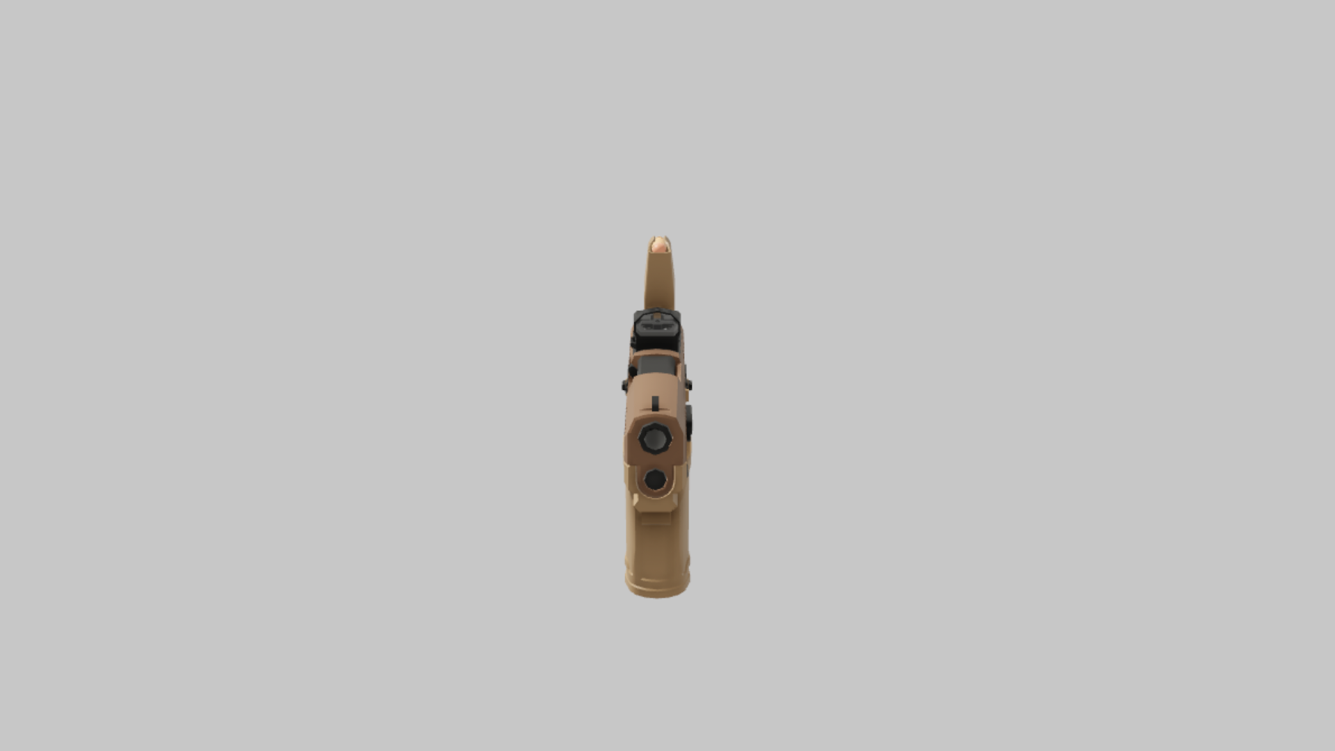 P320 Defence RBXM asset right view