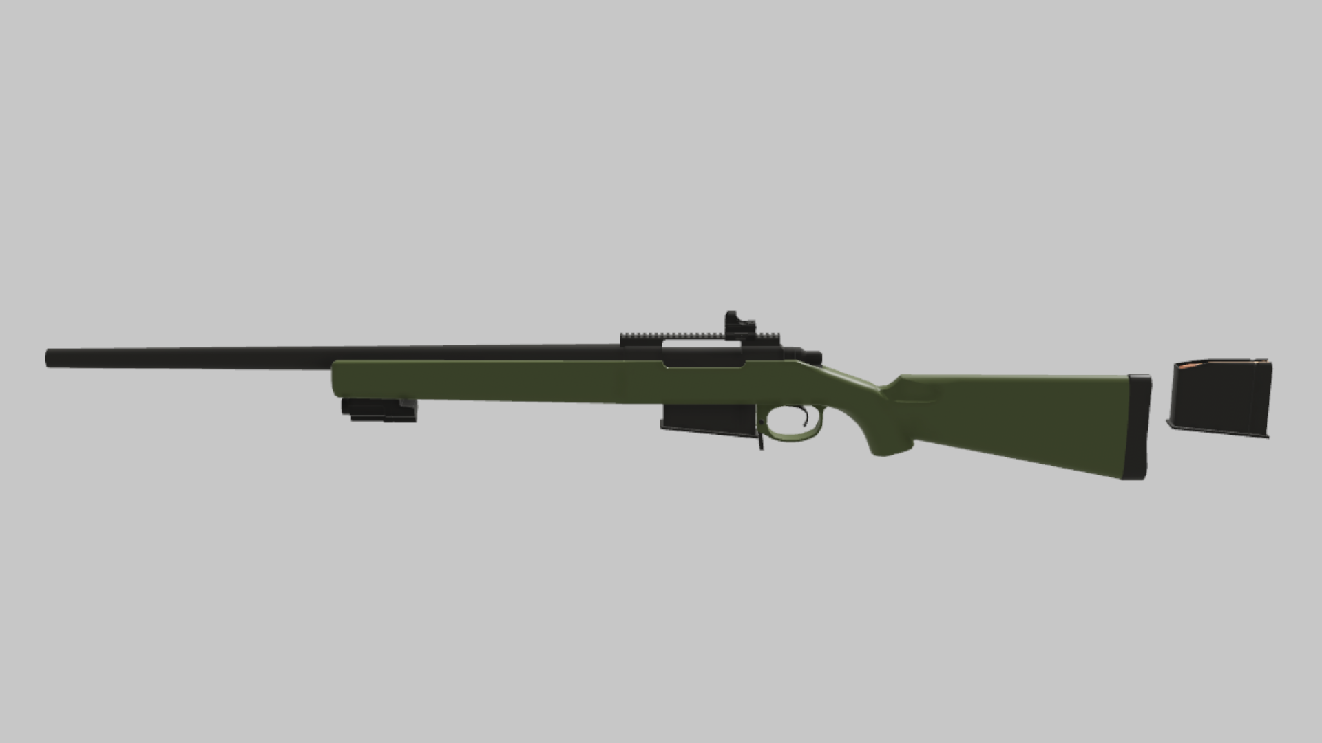 R700 CQB RBXM asset back view