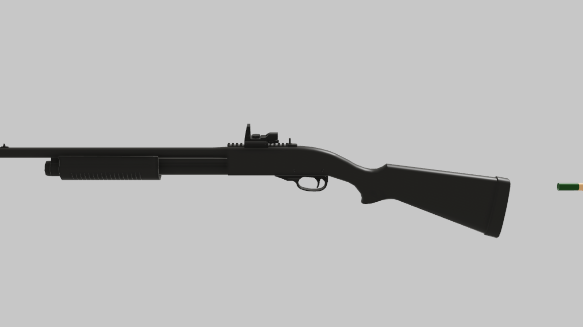 R870 Flechette RBXM asset back view