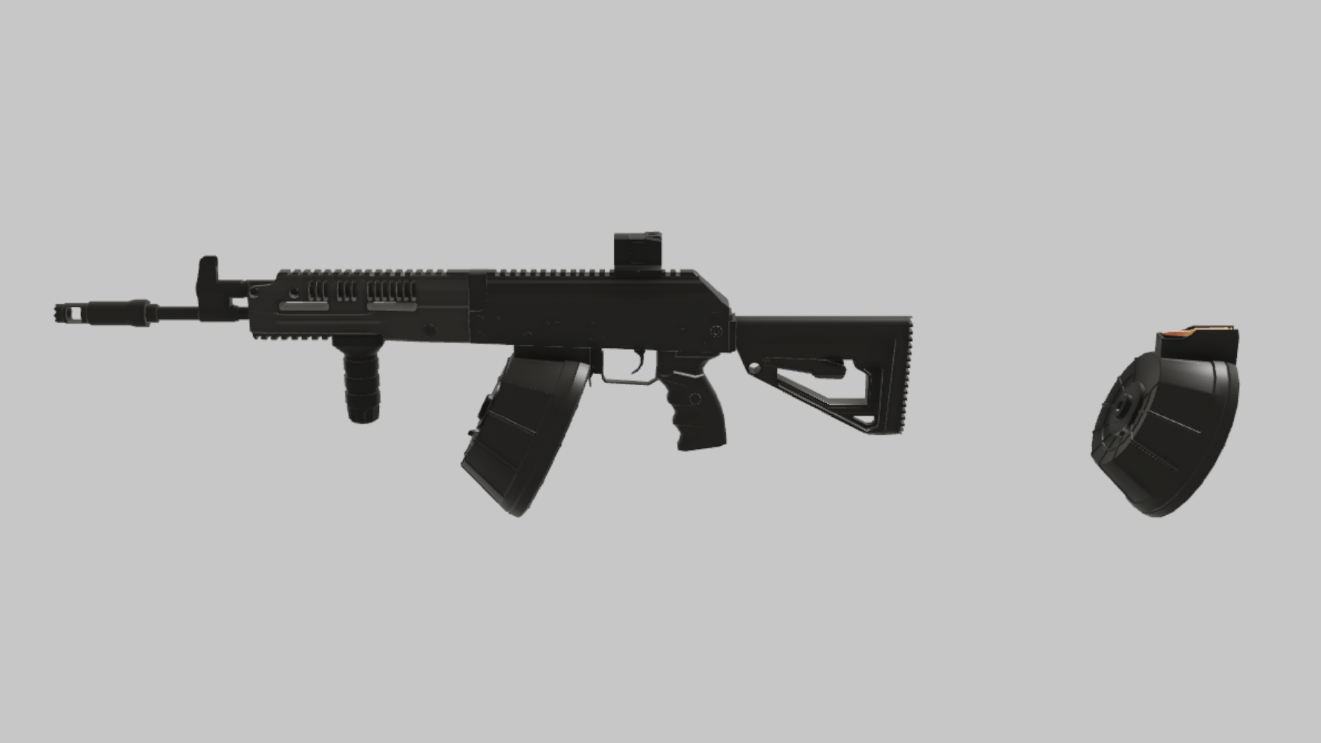 RPK-16 Assault RBXM asset back view