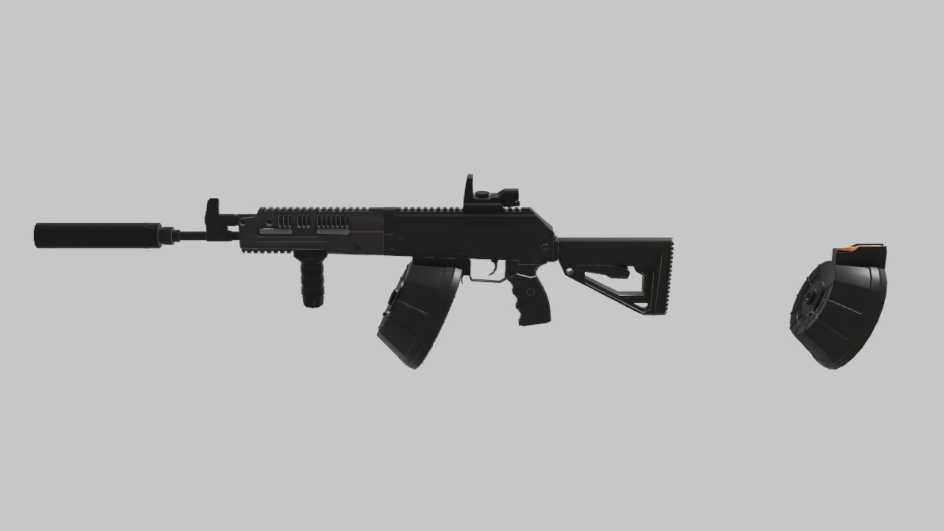 RPK-16 Enforcer RBXM asset back view