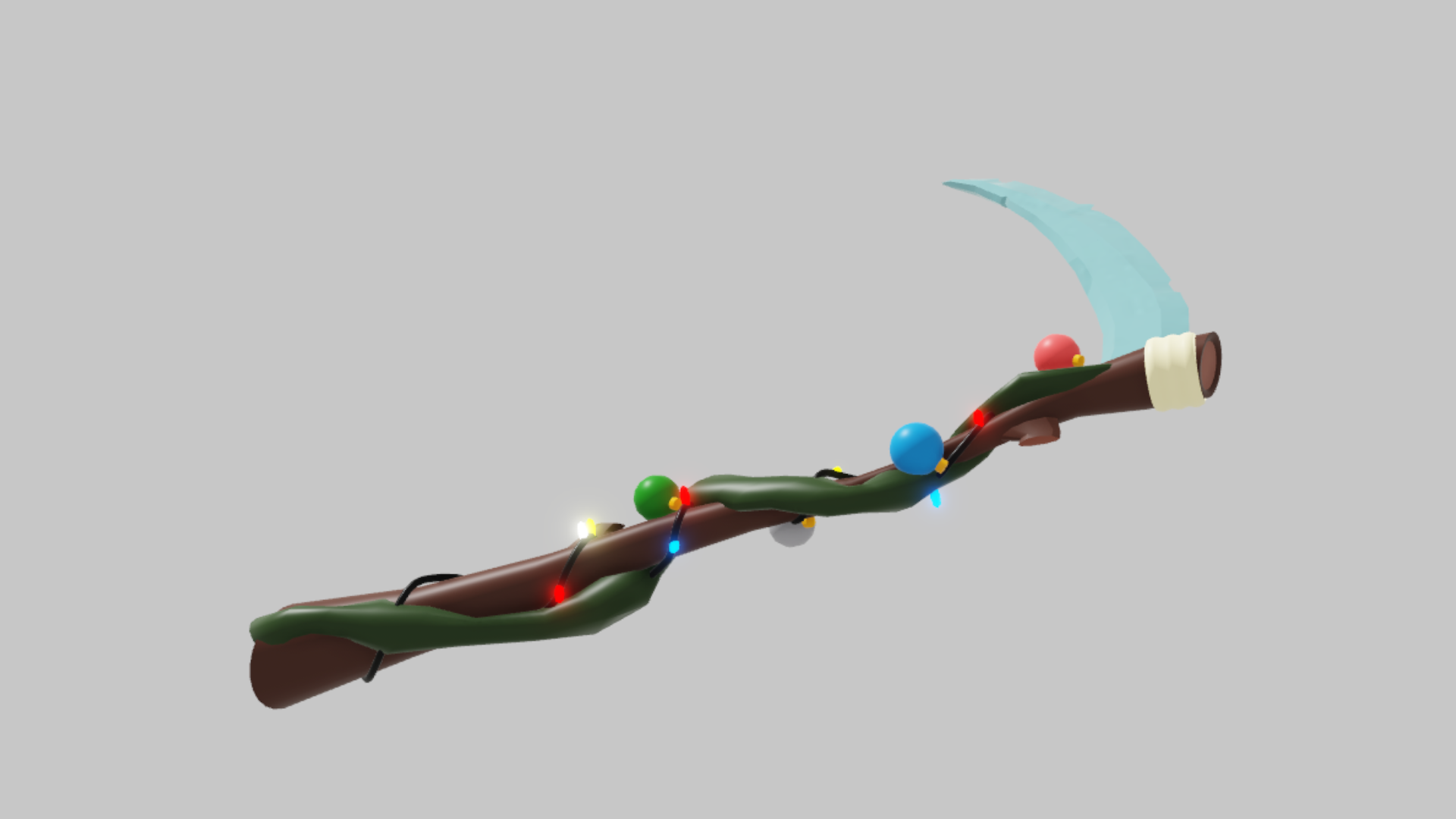 Christmas Scythe RBXM asset right view