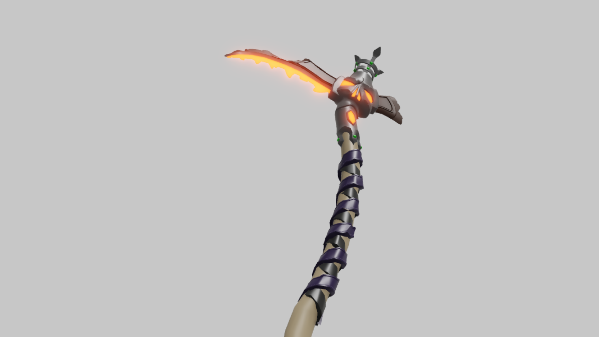 Soul Scythe RBXM asset back view