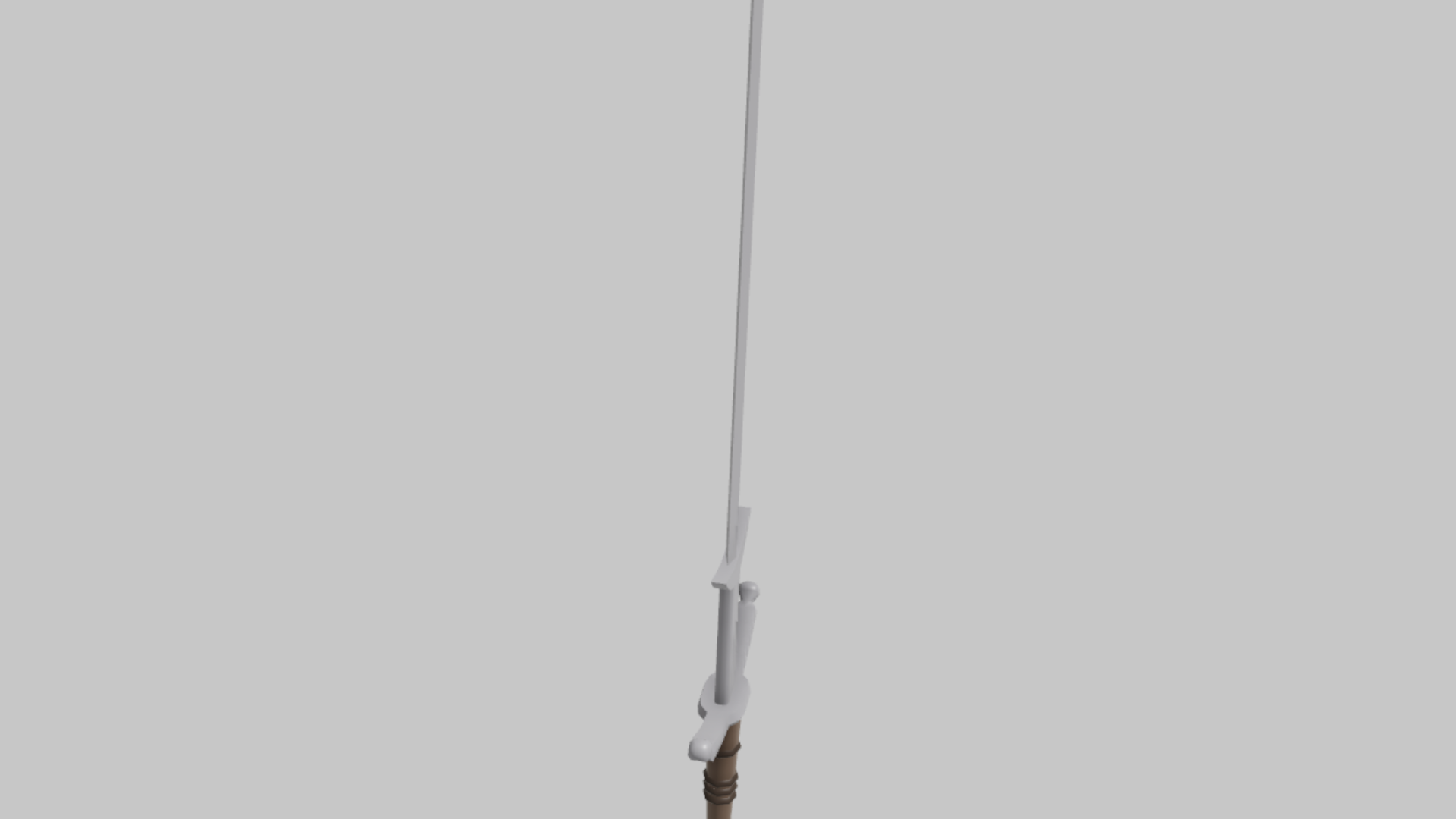 Sword Longsword RBXM asset left view