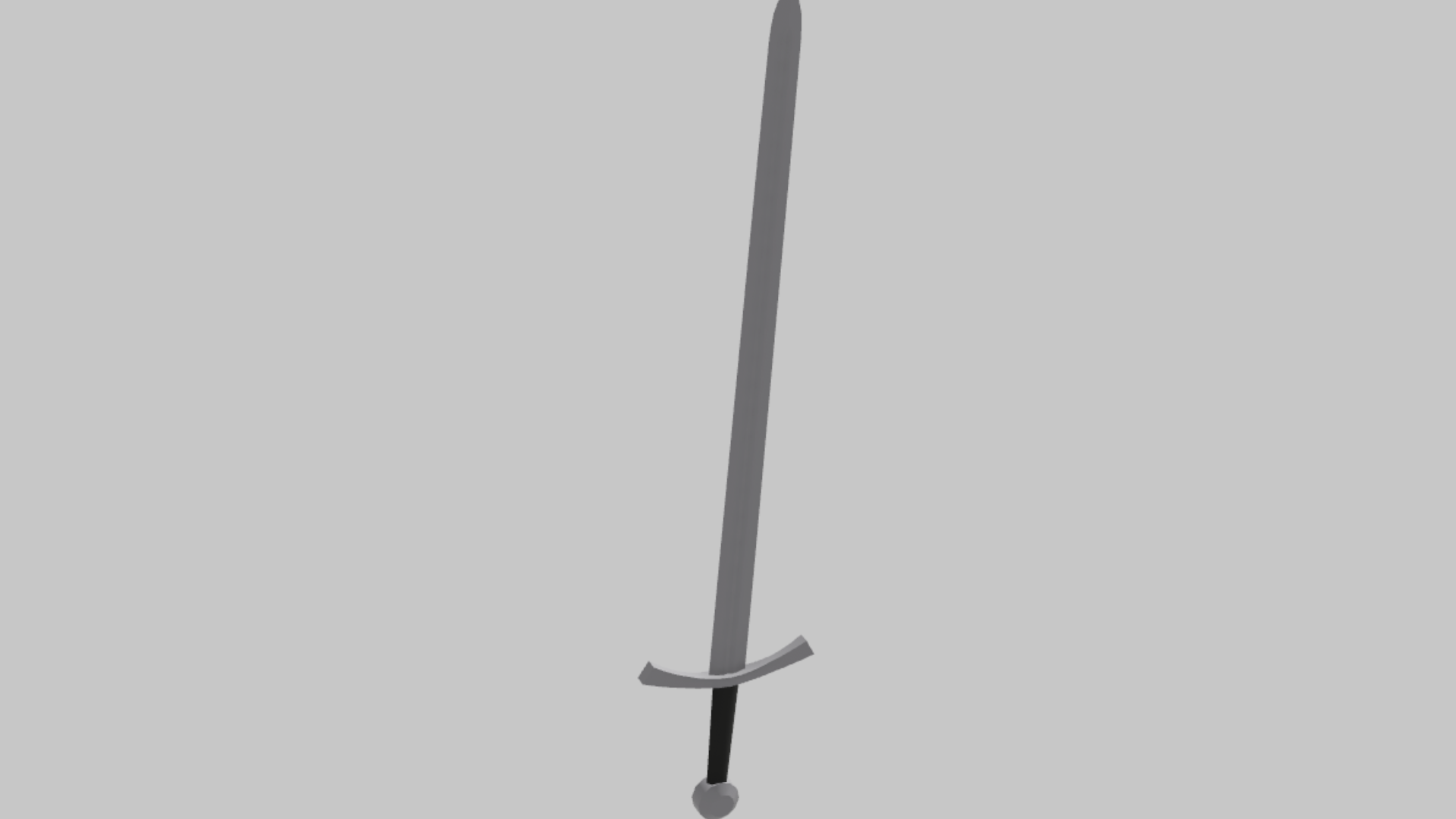 Sword RBXM asset back view