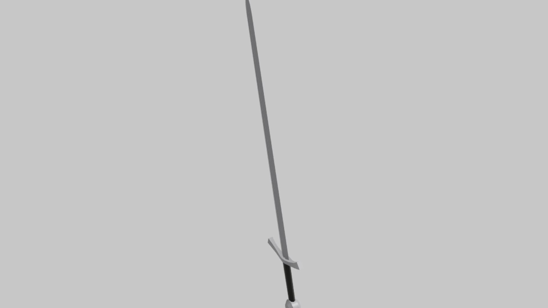Sword RBXM asset left view
