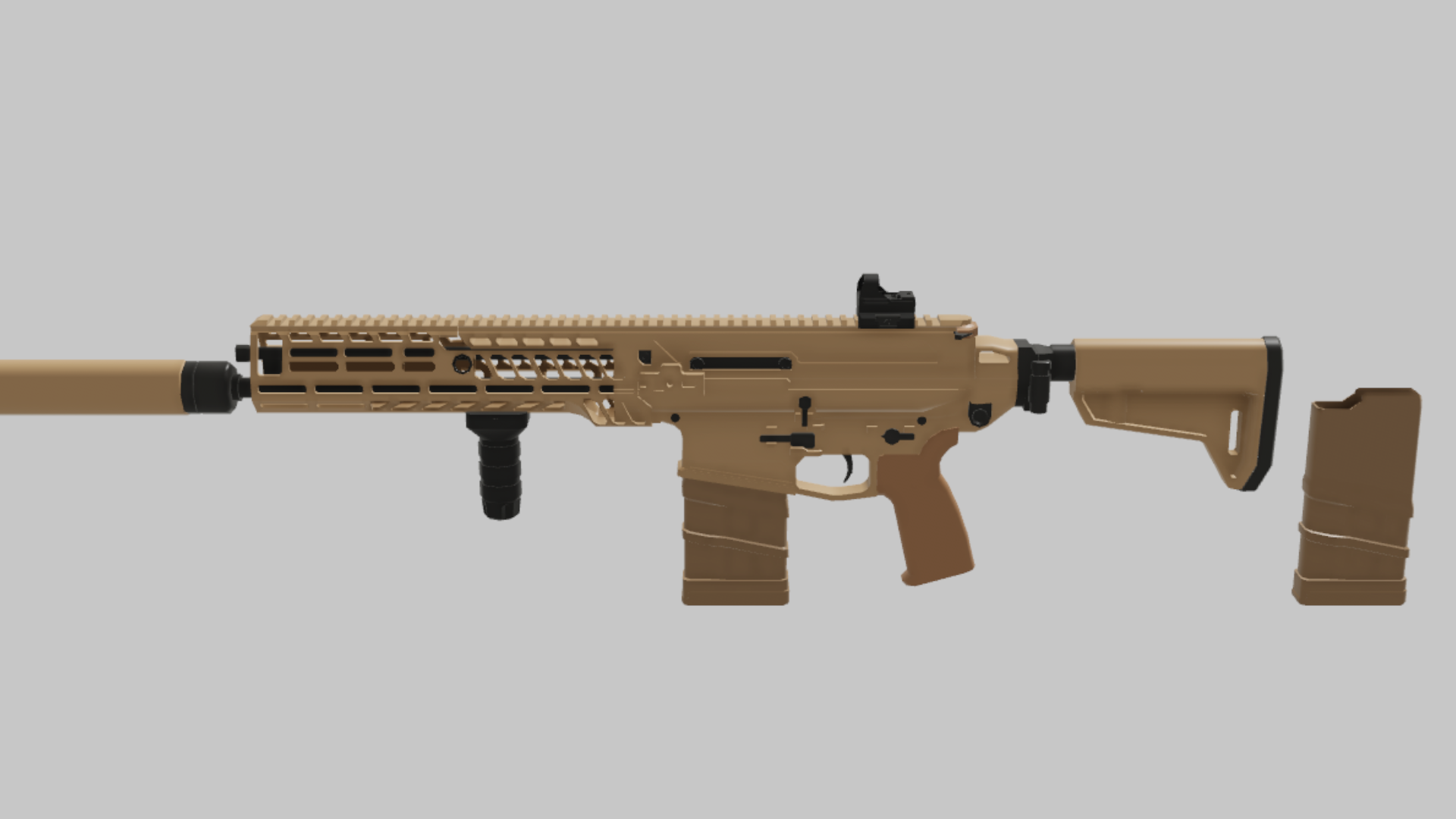XM7 Breacher RBXM asset back view