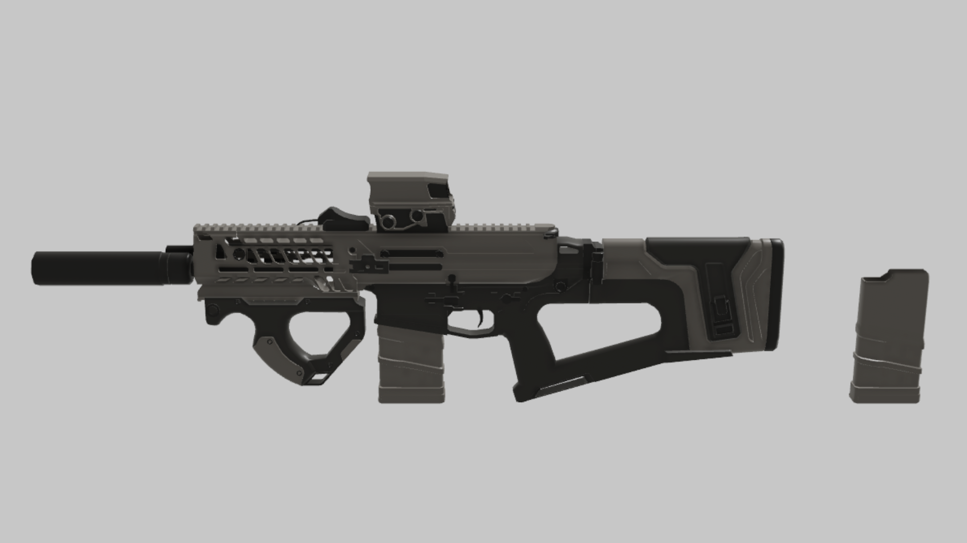 XM7 Tactical RBXM asset back view
