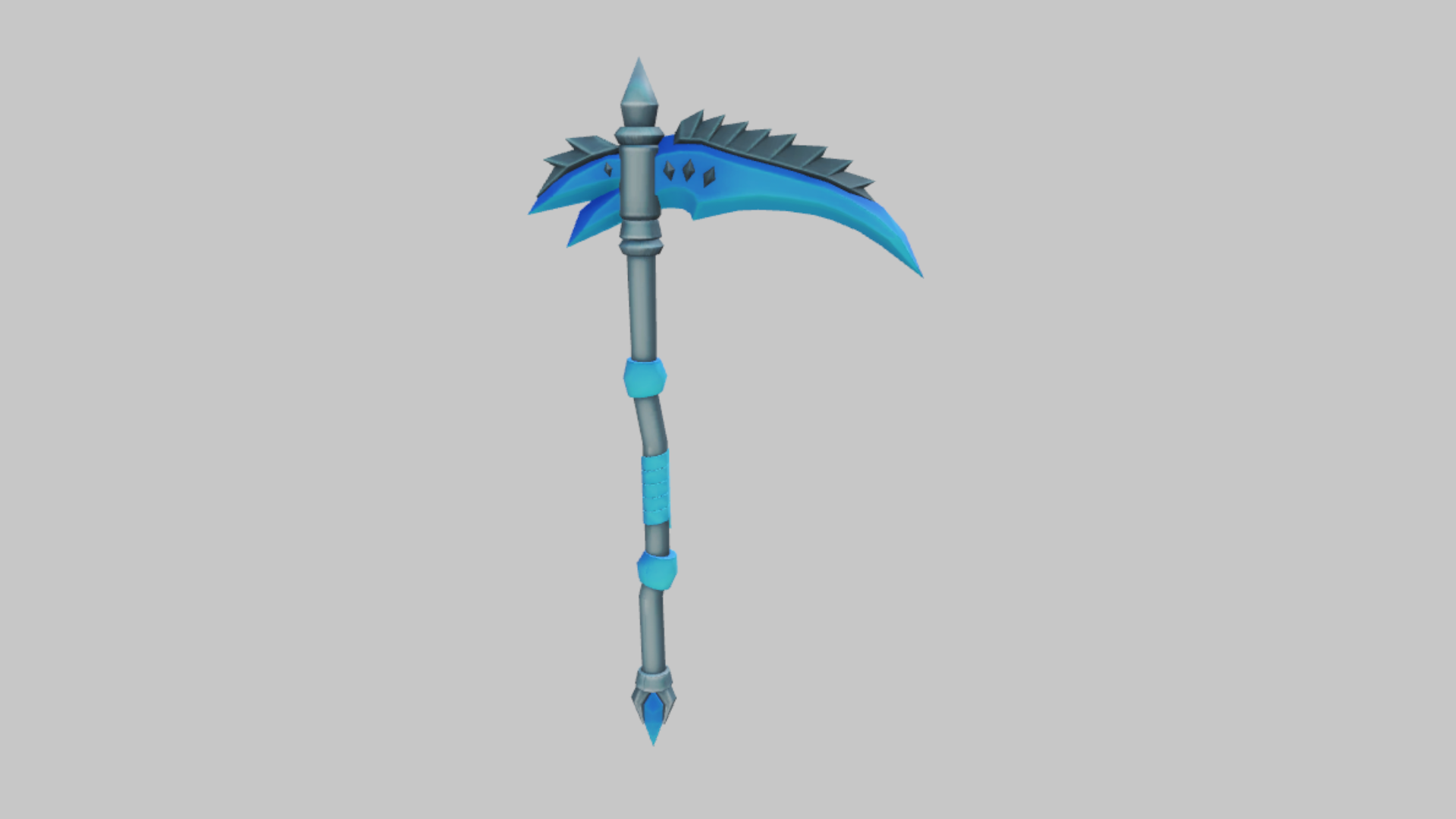 Diamond Scythe RBXM asset back view