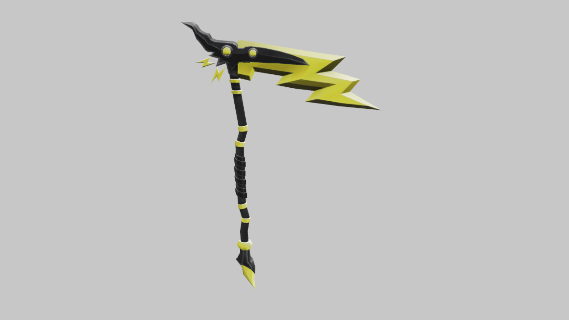 Electric Scythe RBXM asset back view