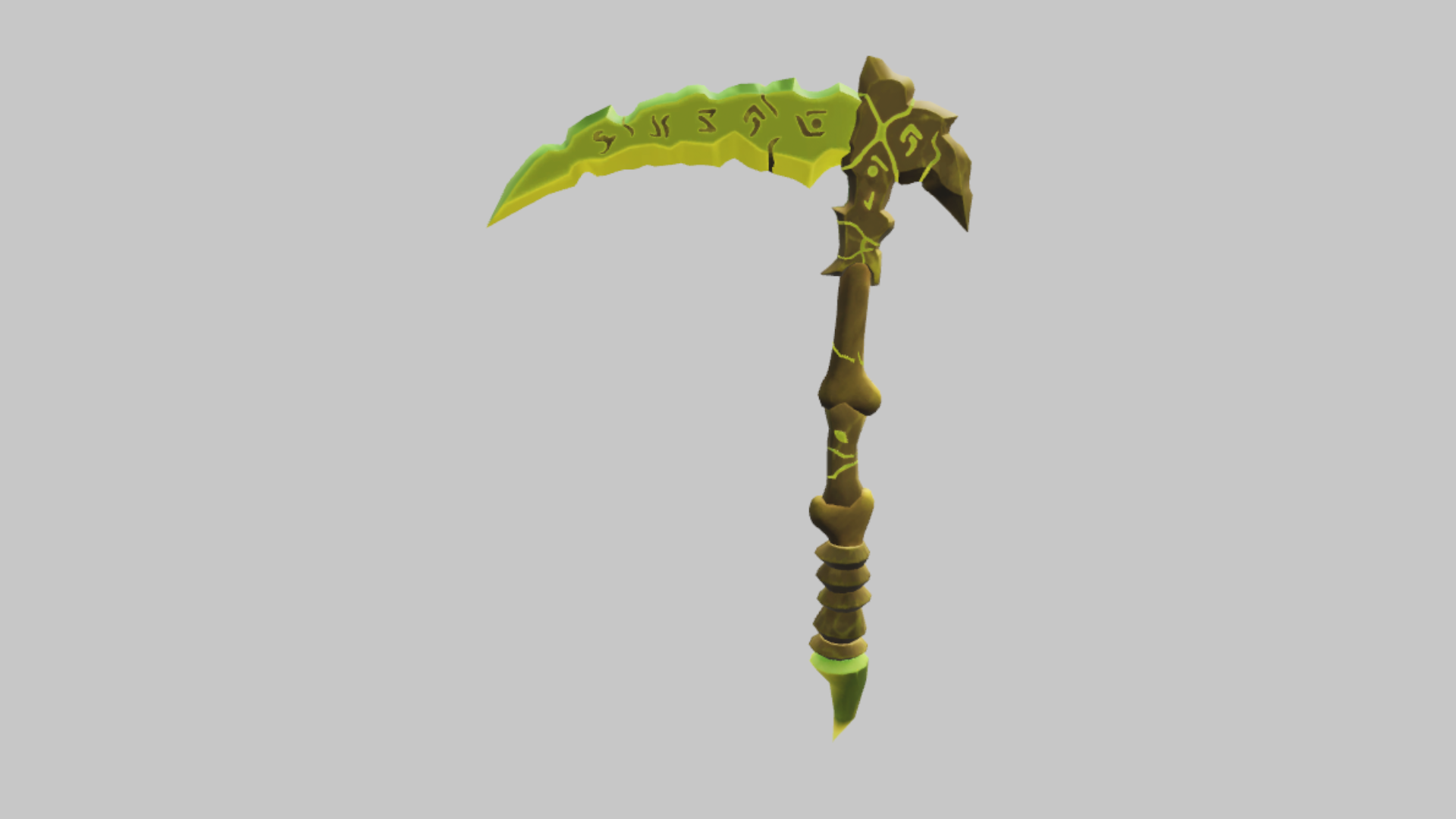 Vine Scythe RBXM asset back view